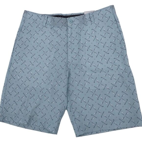 Walter Hagen Men's 34 Perfect 11 Golf Shorts 10" Flat Front Daybreak Blue 10 in. - Picture 1 of 10